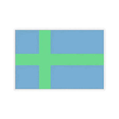 Alternate flag of Votes Estonia - STICKER Vinyl Kiss-Cut Decal 6 Inch Transparent - The Sticker Space