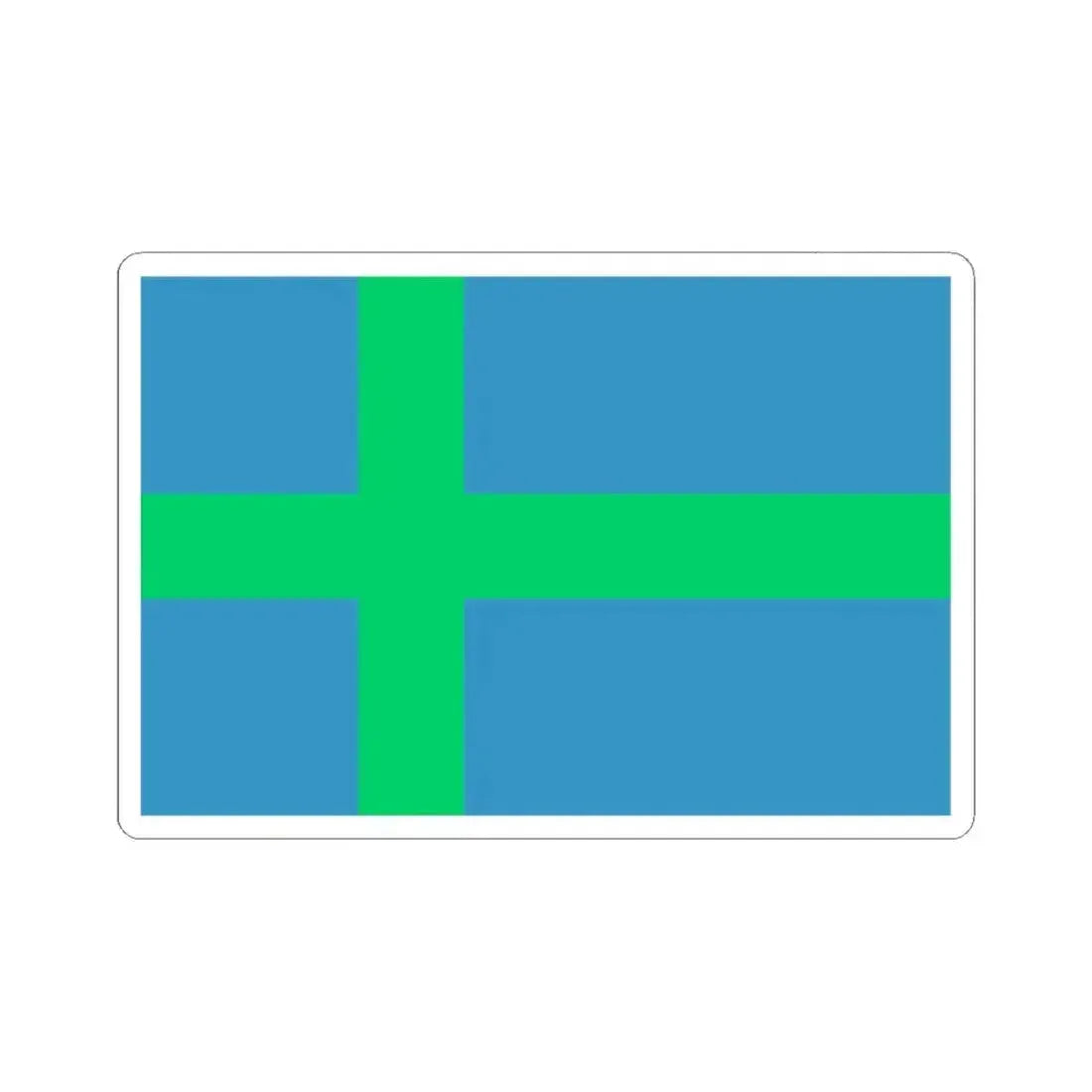 Alternate flag of Votes Estonia - STICKER Vinyl Kiss-Cut Decal 6 Inch White - The Sticker Space