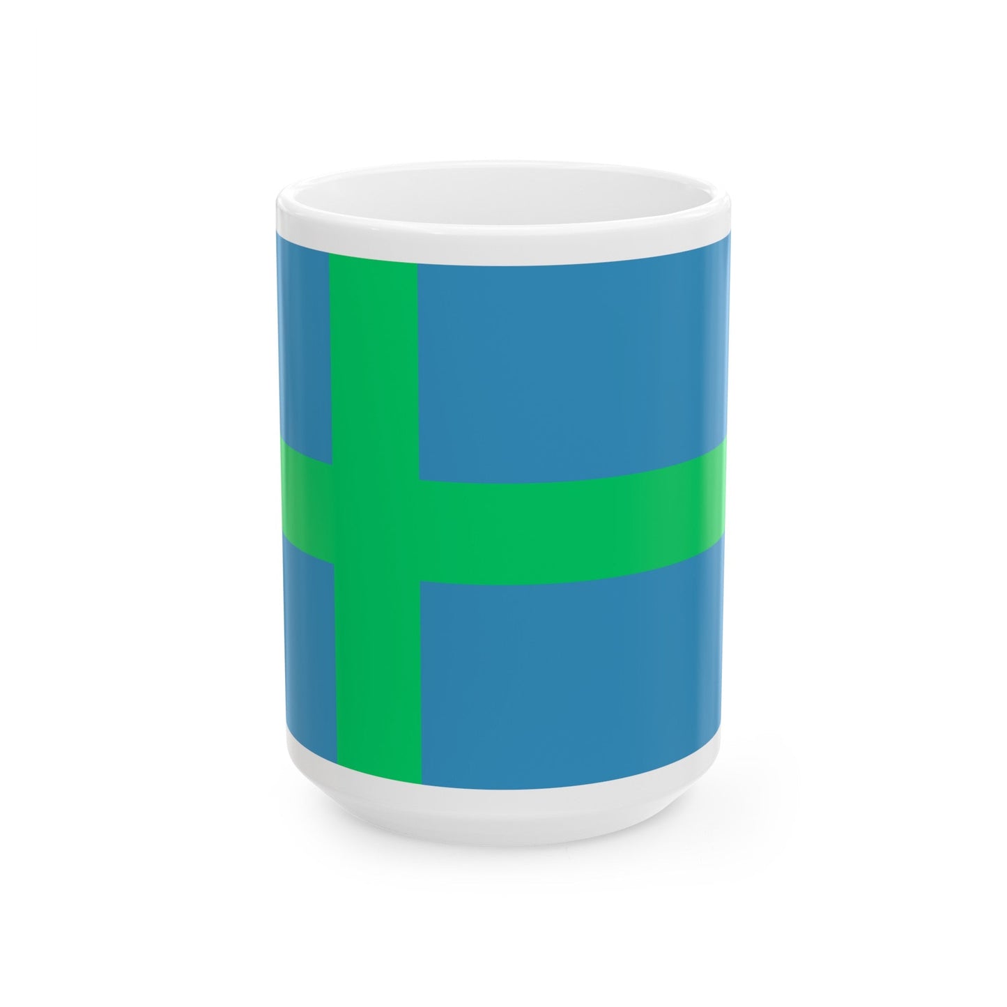 Alternate flag of Votes Estonia - White Coffee Mug-15oz-The Sticker Space