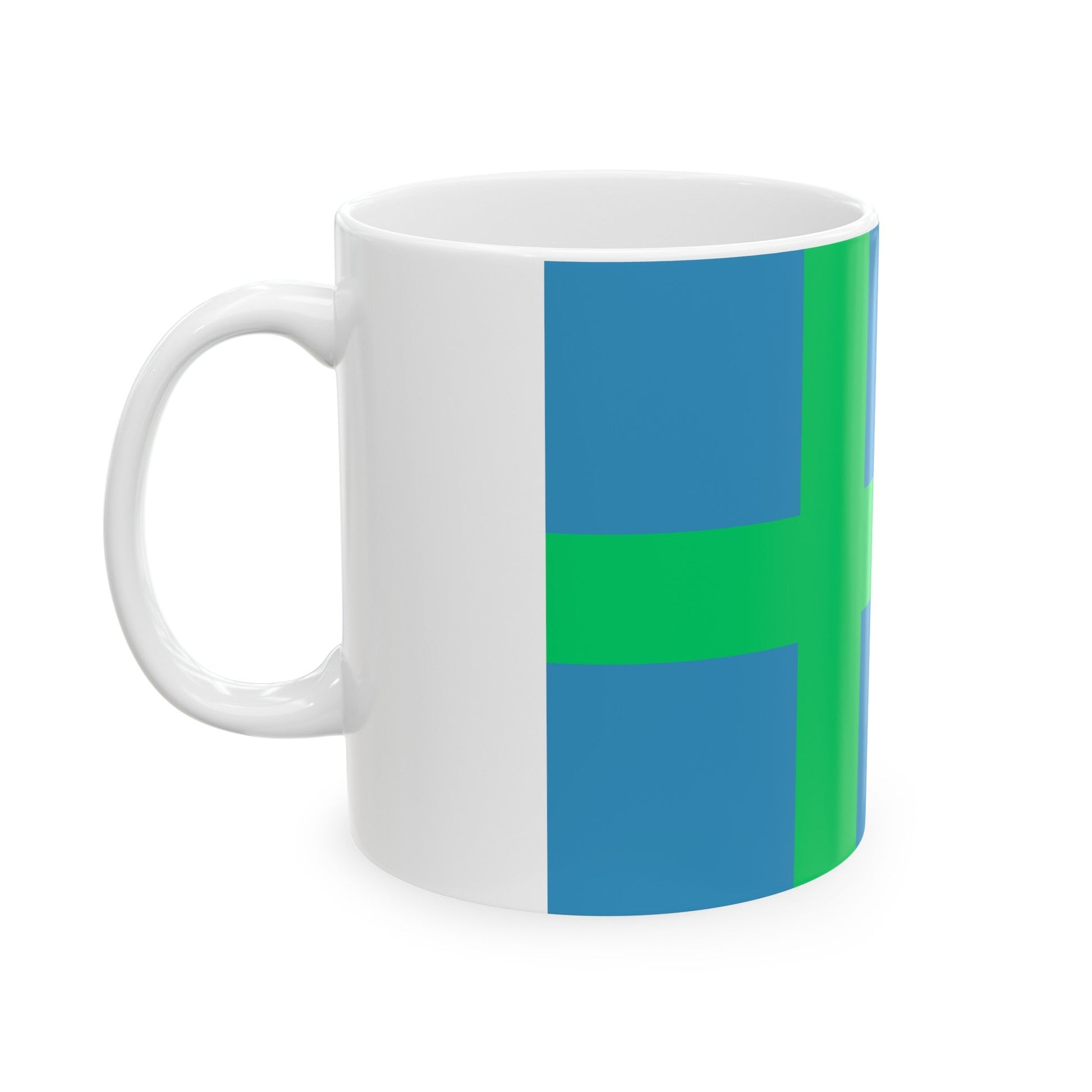 Alternate flag of Votes Estonia - White Coffee Mug-The Sticker Space