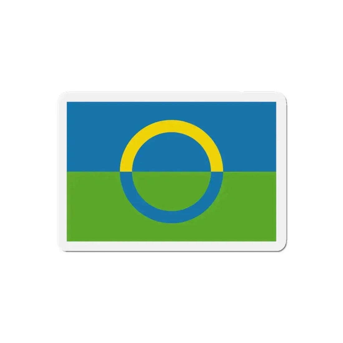 Alternate flag of Võros Estonia - Refrigerator Magnet - The Sticker Space