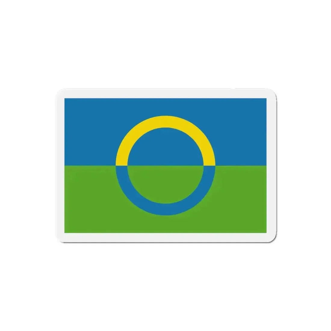 Alternate flag of Võros Estonia - Refrigerator Magnet - The Sticker Space