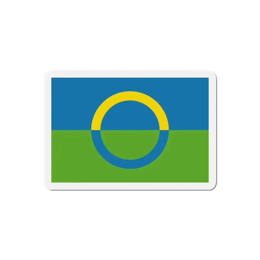 Alternate flag of Võros Estonia - Refrigerator Magnet - The Sticker Space