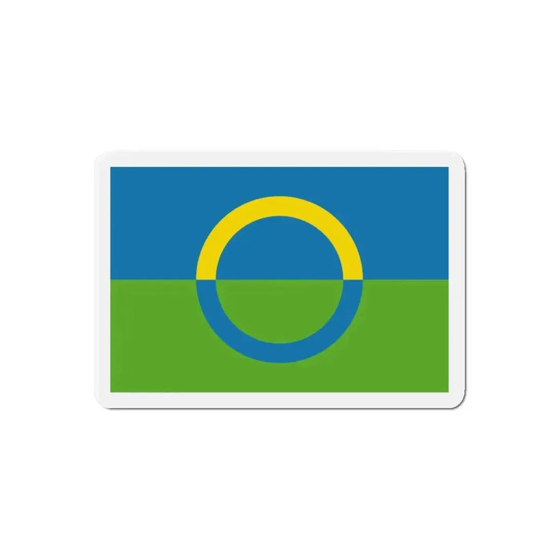 Alternate flag of Võros Estonia - Refrigerator Magnet - The Sticker Space