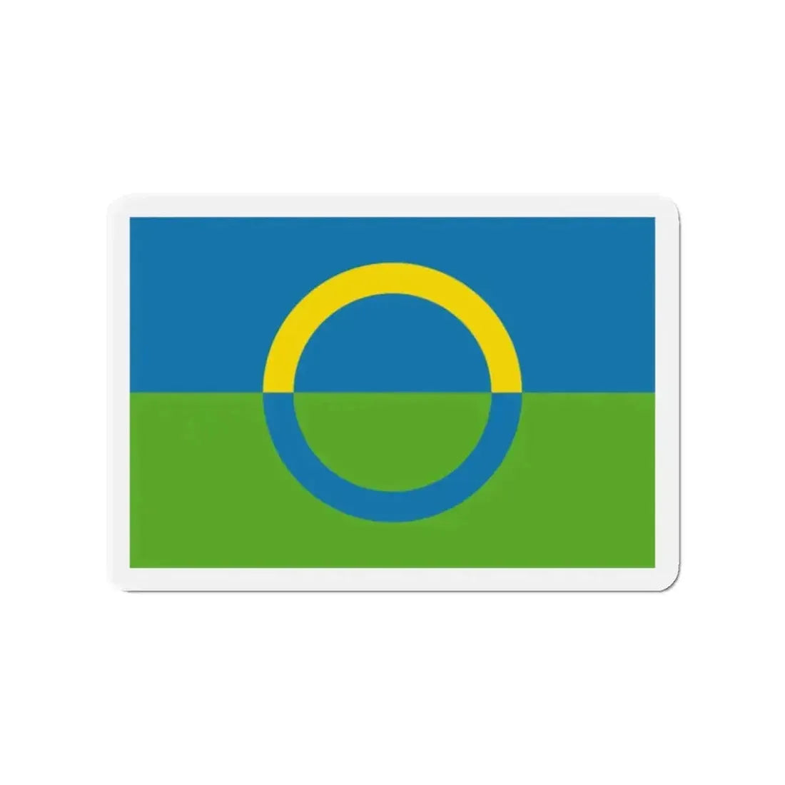 Alternate flag of Võros Estonia - Refrigerator Magnet - The Sticker Space