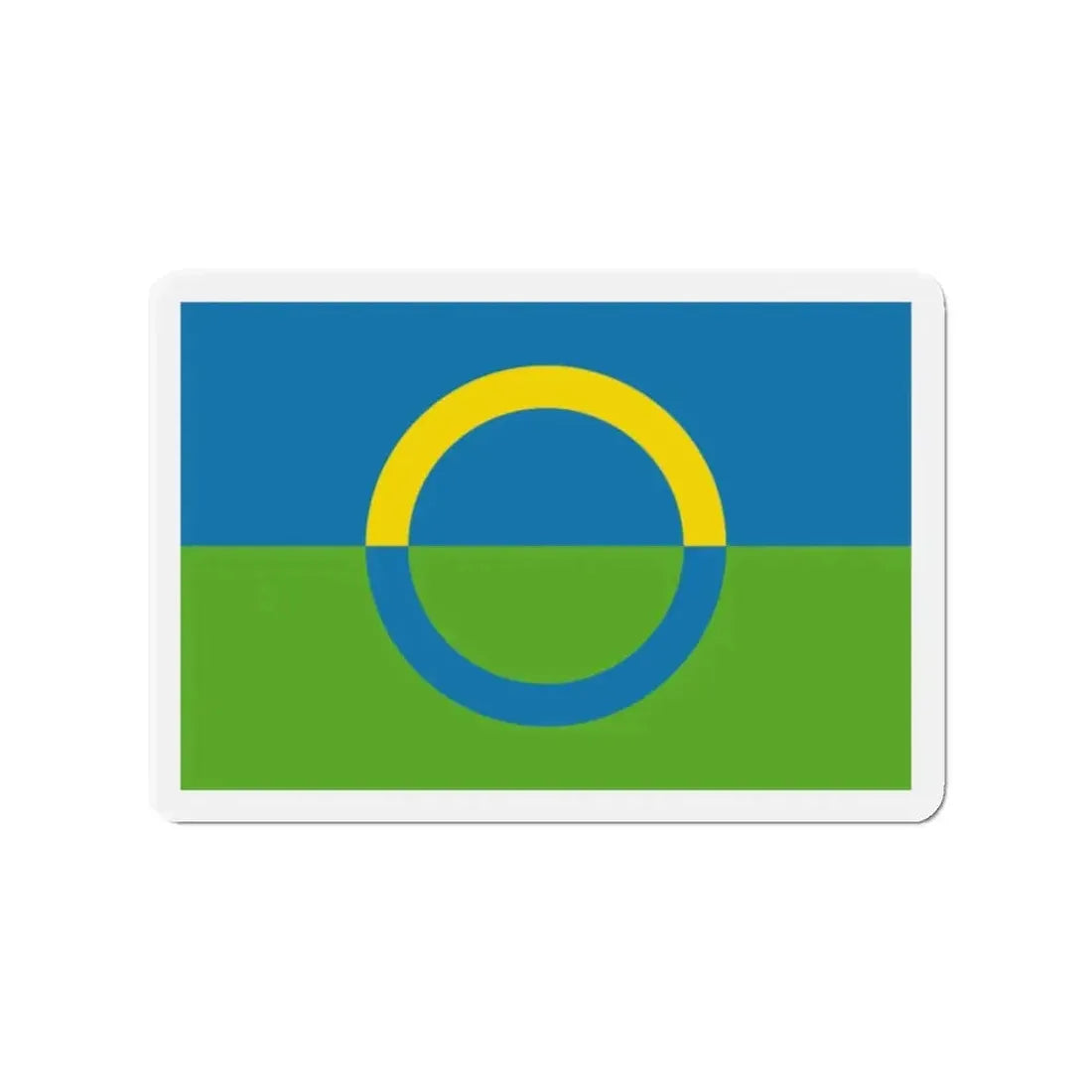 Alternate flag of Võros Estonia - Refrigerator Magnet - The Sticker Space