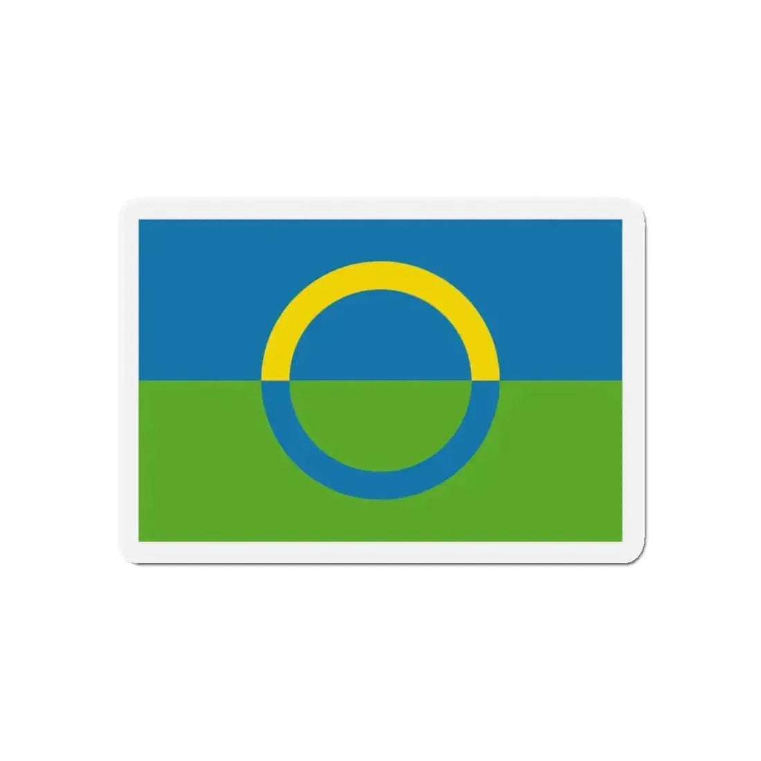 Alternate flag of Võros Estonia - Refrigerator Magnet - The Sticker Space