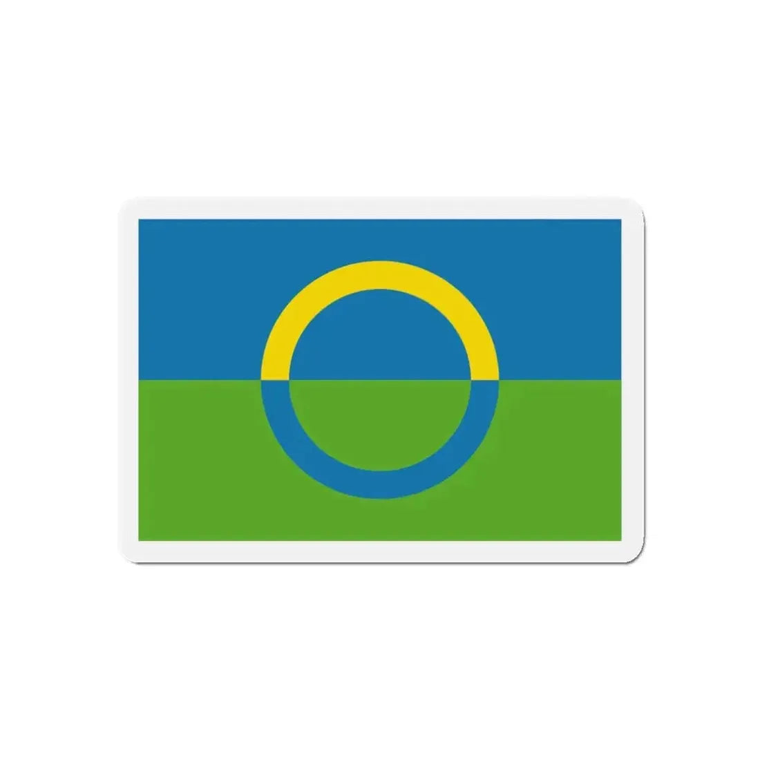 Alternate flag of Võros Estonia - Refrigerator Magnet - The Sticker Space