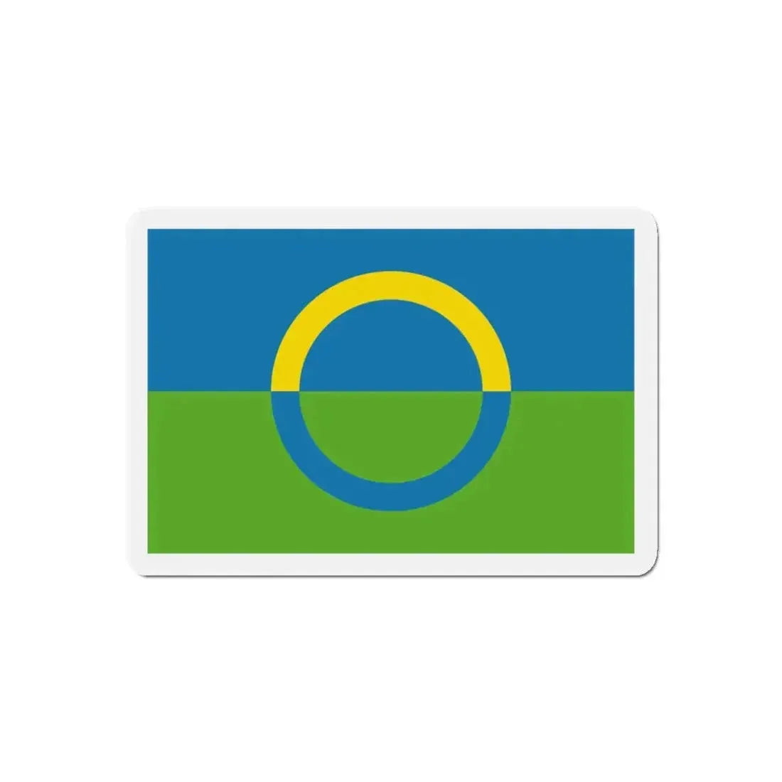 Alternate flag of Võros Estonia - Refrigerator Magnet - The Sticker Space