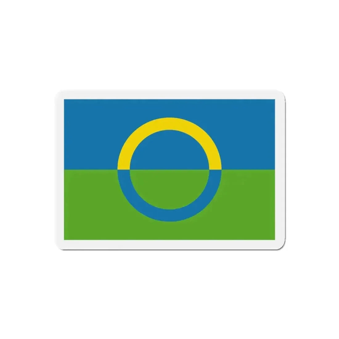 Alternate flag of Võros Estonia - Refrigerator Magnet - The Sticker Space