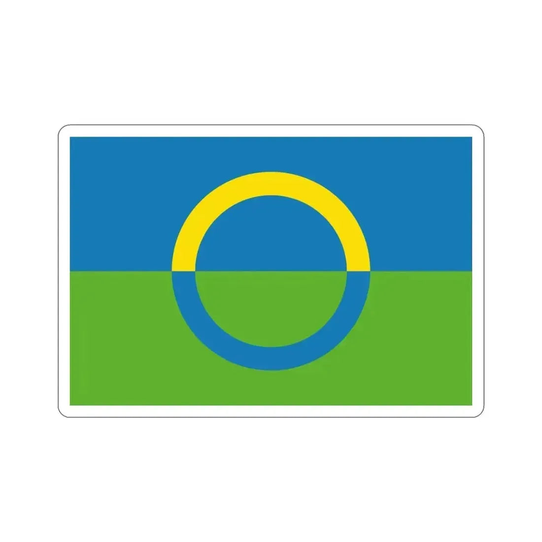 Alternate Flag of Võros Estonia STICKER Vinyl Die-Cut Decal 4 Inch - The Sticker Space