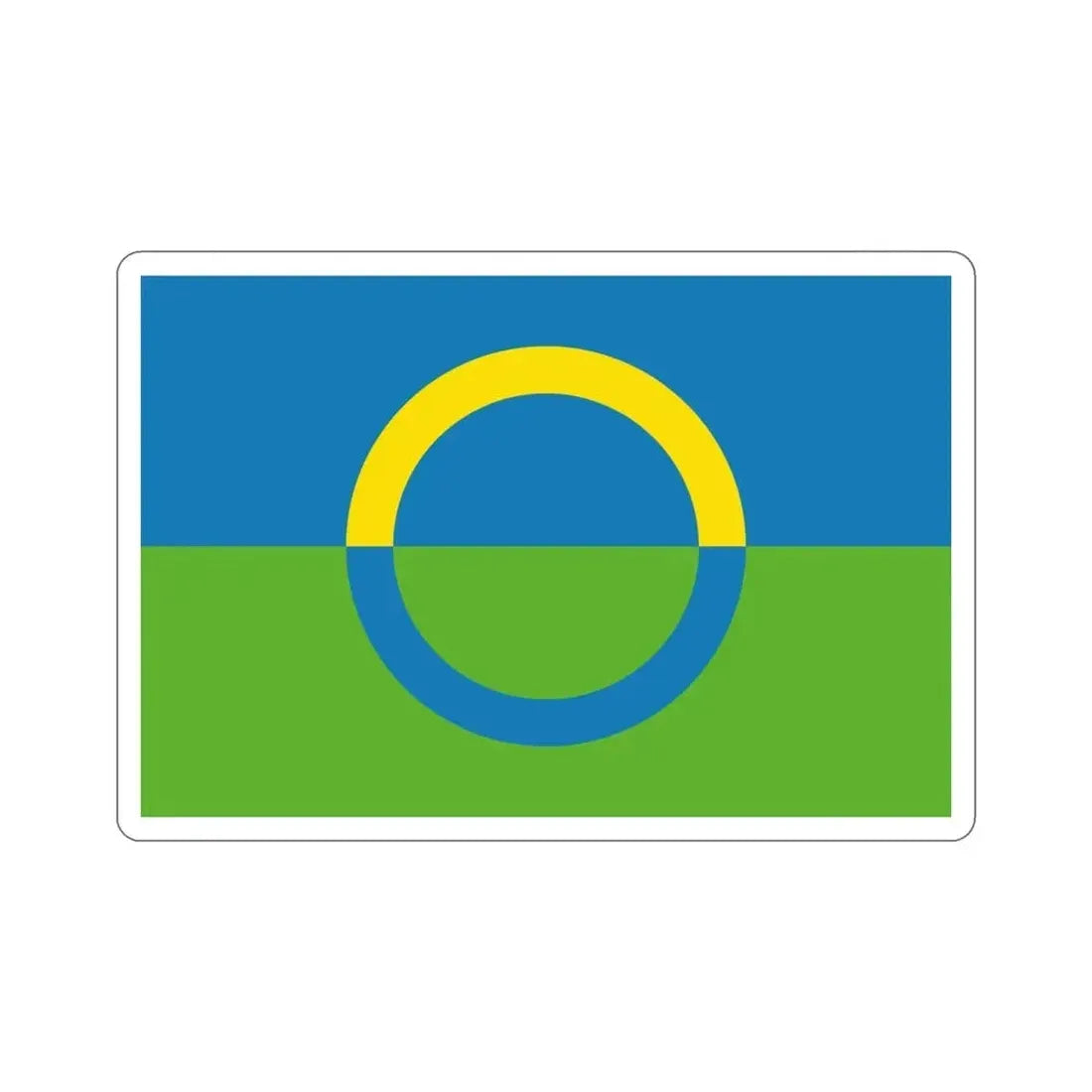 Alternate Flag of Võros Estonia STICKER Vinyl Die-Cut Decal - The Sticker Space