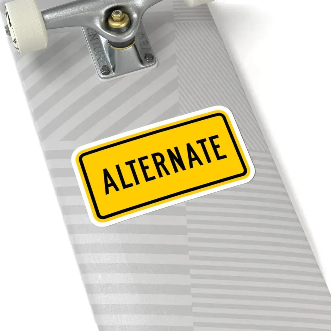 Alternate plate Wyoming (Wyoming) (Road Sign) STICKER Vinyl Kiss-Cut Decal - The Sticker Space