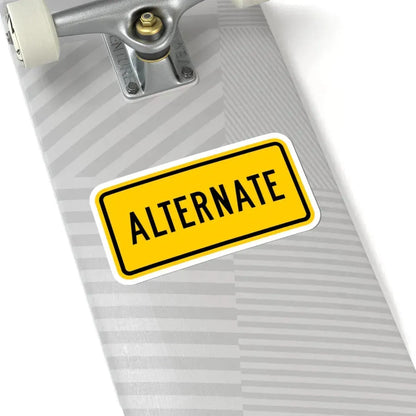 Alternate plate Wyoming (Wyoming) (Road Sign) STICKER Vinyl Kiss-Cut Decal - The Sticker Space