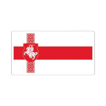 Alternative Flag of Belarus-2 (Belarus) STICKER Vinyl Kiss-Cut Decal 2 Inch White - The Sticker Space