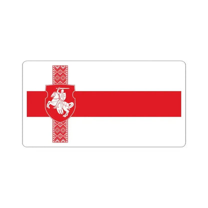 Alternative Flag of Belarus-2 (Belarus) STICKER Vinyl Kiss-Cut Decal 3 Inch White - The Sticker Space