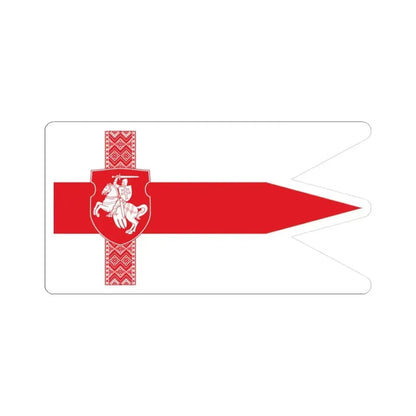 Alternative Flag of Belarus-3 (Belarus) STICKER Vinyl Kiss-Cut Decal 3 Inch White - The Sticker Space