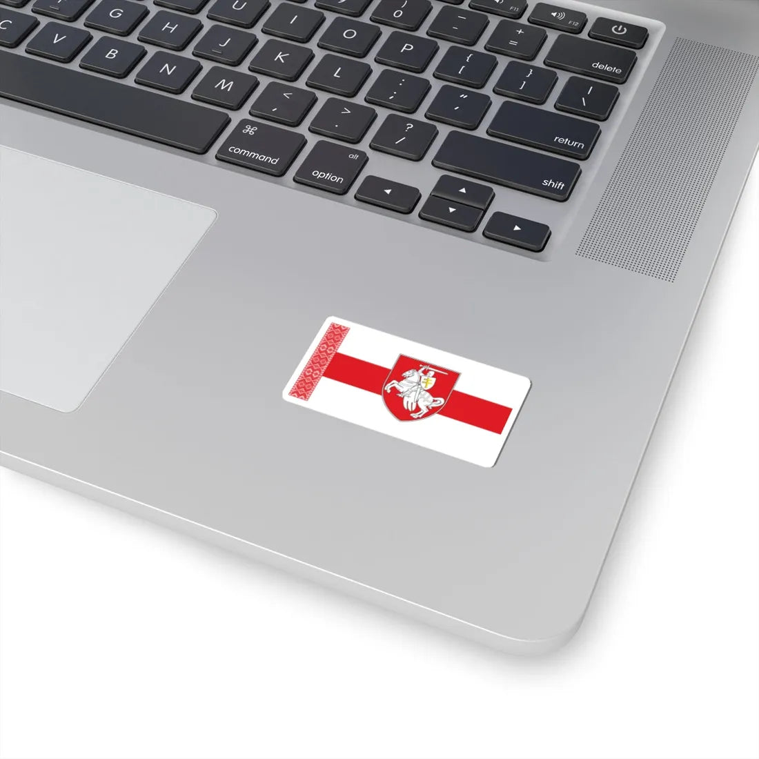 Alternative Flag of Belarus-5 (Belarus) (Coat of Arms) STICKER Vinyl Kiss-Cut Decal - The Sticker Space