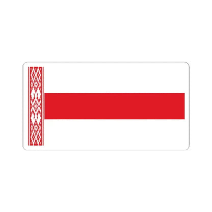 Alternative Flag of Belarus (Belarus) STICKER Vinyl Kiss-Cut Decal 2 Inch White - The Sticker Space