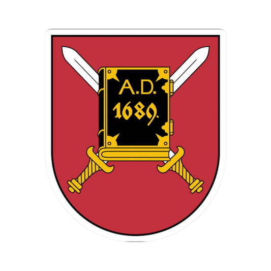 Aluksne COA (Latvia) (Coat of Arms) STICKER Vinyl Kiss-Cut Decal 2 Inch White - The Sticker Space