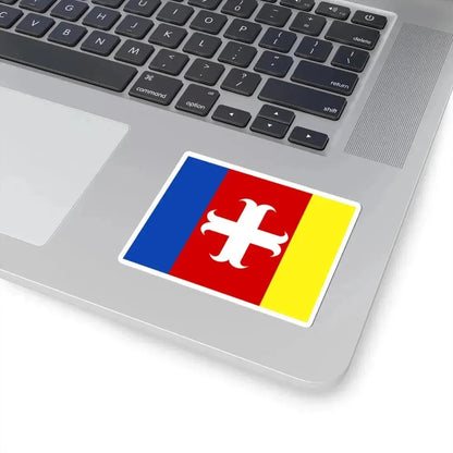 Alvelgem vlag (Belgium) STICKER Vinyl Kiss-Cut Decal - The Sticker Space