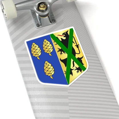 Alveringem wapen (Belgium) (Coat of Arms) STICKER Vinyl Kiss-Cut Decal - The Sticker Space