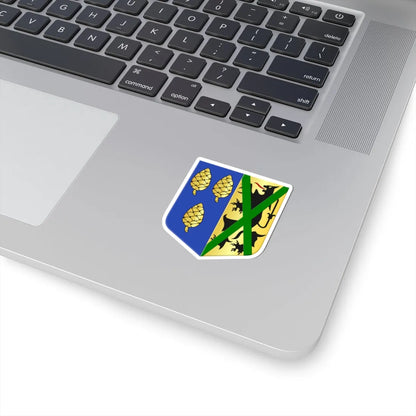 Alveringem wapen (Belgium) (Coat of Arms) STICKER Vinyl Kiss-Cut Decal - The Sticker Space