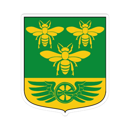 Alvesta kommunvapen - Riksarkivet Sverige-vector (Sweden) (Coat of Arms) STICKER Vinyl Kiss-Cut Decal 6 Inch White - The Sticker Space