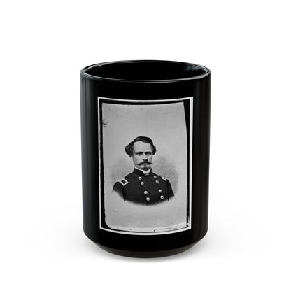 Alvin P. Hovey 002 (U.S. Civil War) Black Coffee Mug-15oz-The Sticker Space