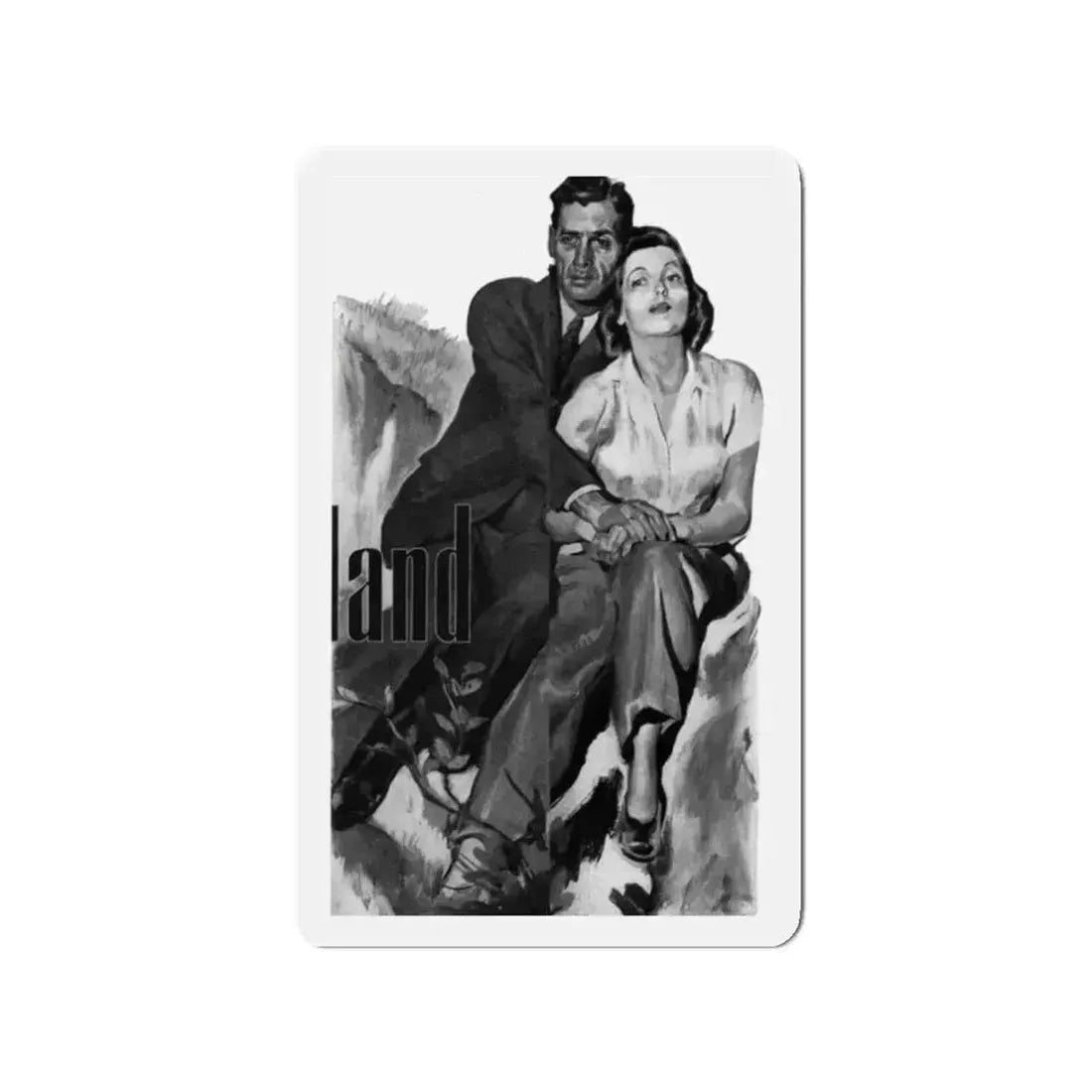 Always an England, Liberty magazine, February 8, 1941 (Magazine Illustration) Refrigerator Magnet 2 Inch - The Sticker Space