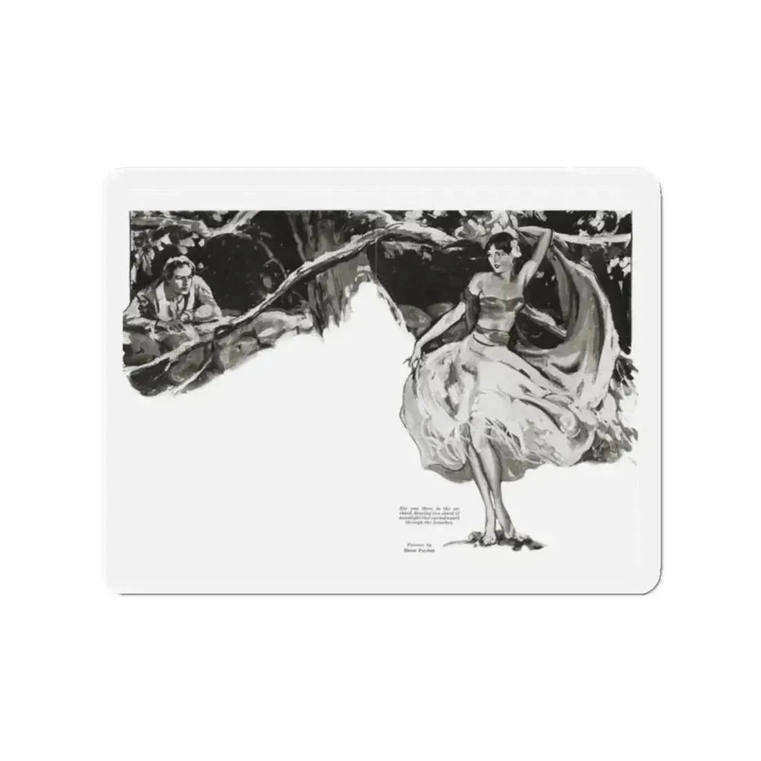 Always and Always, Liberty magazine, November 26, 1932 (Magazine Illustration) Refrigerator Magnet - The Sticker Space