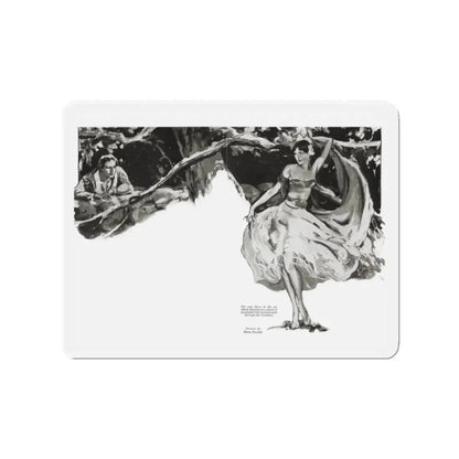 Always and Always, Liberty magazine, November 26, 1932 (Magazine Illustration) Refrigerator Magnet - The Sticker Space