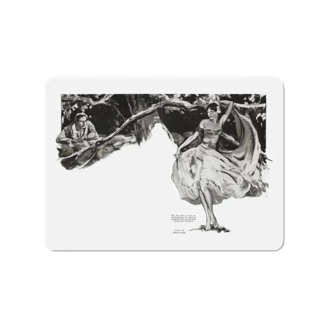 Always and Always, Liberty magazine, November 26, 1932 (Magazine Illustration) Refrigerator Magnet - The Sticker Space