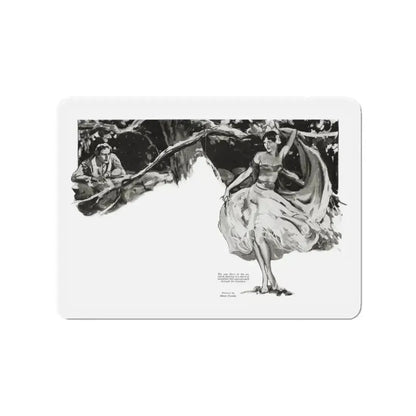 Always and Always, Liberty magazine, November 26, 1932 (Magazine Illustration) Refrigerator Magnet - The Sticker Space