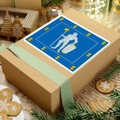 Alytus County flag (Lithuania) STICKER Vinyl Kiss-Cut Decal - The Sticker Space