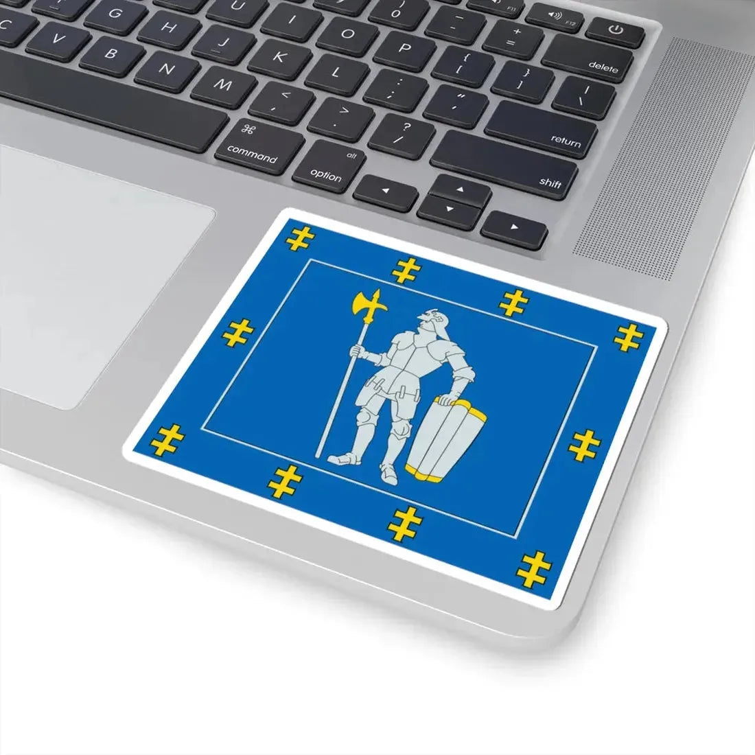 Alytus County flag (Lithuania) STICKER Vinyl Kiss-Cut Decal - The Sticker Space