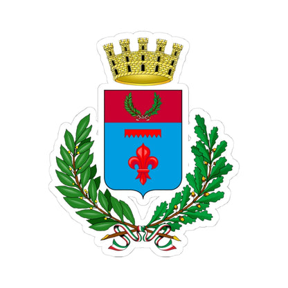 Alzano Lombardo-Stemma (Italy) (Coat of Arms) STICKER Vinyl Kiss-Cut Decal 4 Inch White - The Sticker Space