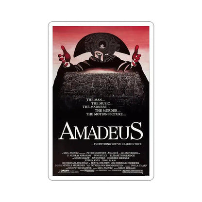 Amadeus 1984 Movie Poster STICKER Vinyl Die-Cut Decal 5 Inch - The Sticker Space