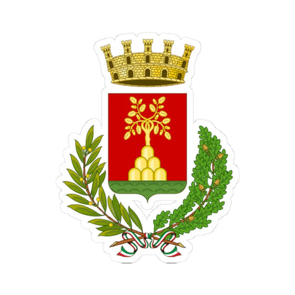 Amandola-Stemma (Italy) (Coat of Arms) STICKER Vinyl Kiss-Cut Decal 3 Inch White - The Sticker Space