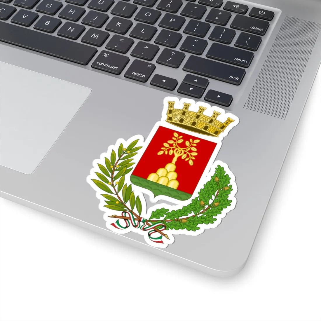 Amandola-Stemma (Italy) (Coat of Arms) STICKER Vinyl Kiss-Cut Decal - The Sticker Space