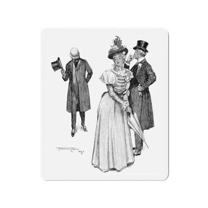 Amaranth And Asphodel by Helen F. Hetherington (1), The Pall Mall Magazine, 1897 (Magazine Illustration) Refrigerator Magnet - The Sticker Space