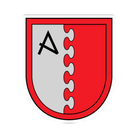 Amatas novads COA (Latvia) (Coat of Arms) STICKER Vinyl Kiss-Cut Decal 2 Inch White - The Sticker Space