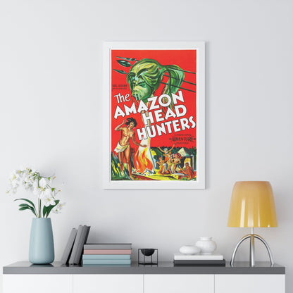 AMAZON HEAD HUNTERS 1932 - Framed Movie Poster-The Sticker Space