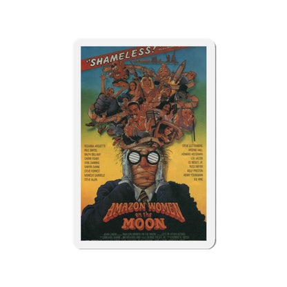 AMAZON WOMEN ON THE MOON 1987 Movie Poster - Die-Cut Magnet-2" x 2"-The Sticker Space