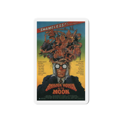 AMAZON WOMEN ON THE MOON 1987 Movie Poster - Die-Cut Magnet-6 × 6"-The Sticker Space