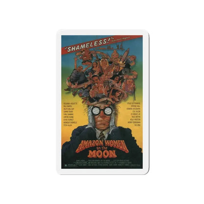 AMAZON WOMEN ON THE MOON 1987 Movie Poster - Refrigerator Magnet 5 Inch - The Sticker Space