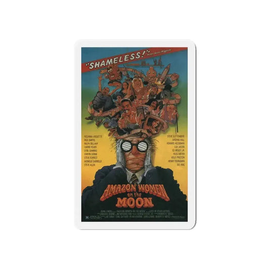AMAZON WOMEN ON THE MOON 1987 Movie Poster - Refrigerator Magnet 6 Inch - The Sticker Space
