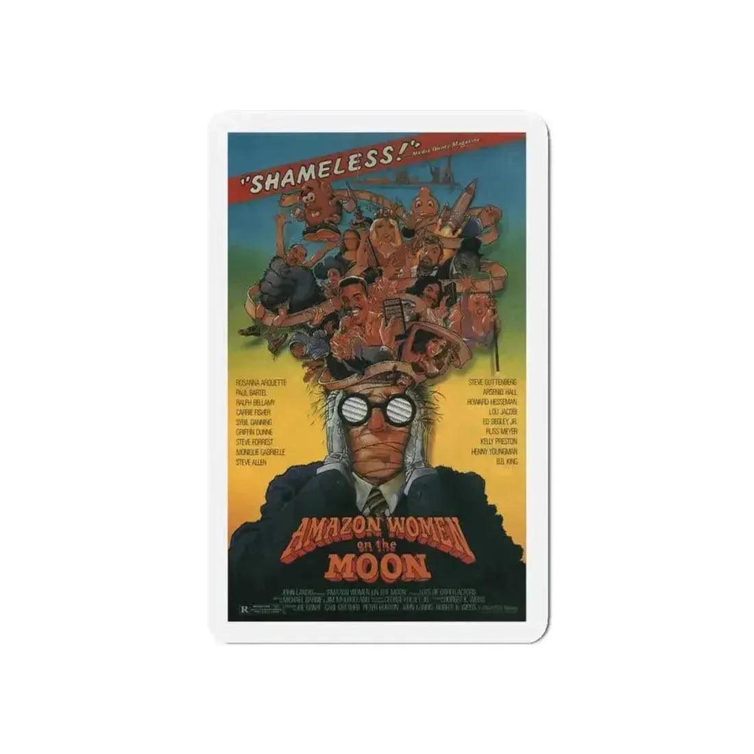 AMAZON WOMEN ON THE MOON 1987 Movie Poster - Refrigerator Magnet - The Sticker Space
