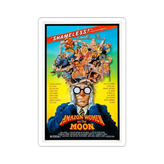 Amazon Women on the Moon 1987 Movie Poster STICKER Vinyl Die-Cut Decal 2 Inch - The Sticker Space