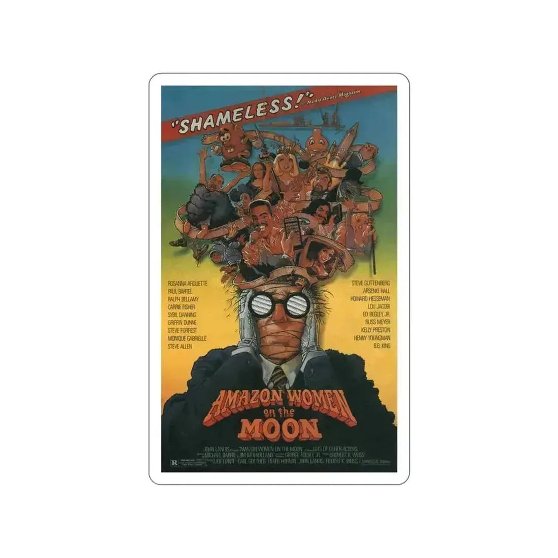 AMAZON WOMEN ON THE MOON 1987 Movie Poster STICKER Vinyl Die-Cut Decal 3 Inch - The Sticker Space